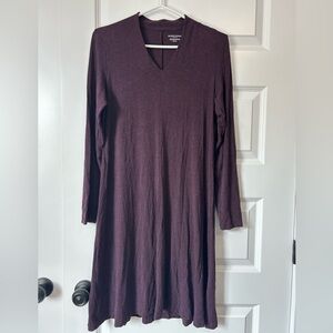 Eileen Fisher Purple Long Sleeve Dress